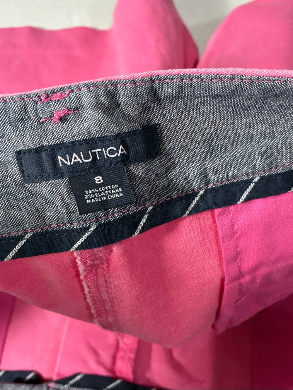 NAUTICA WOMENS CHINO SHORT NEW WITH TAG - Picture 12 of 15